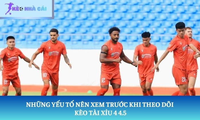 Kèo Tài Xỉu 4 4.5 là gì? Giải thích từ A-Z cho người mới 3 Những yếu tố nên xem trước khi theo dõi kèo Tài Xỉu 4 4.5