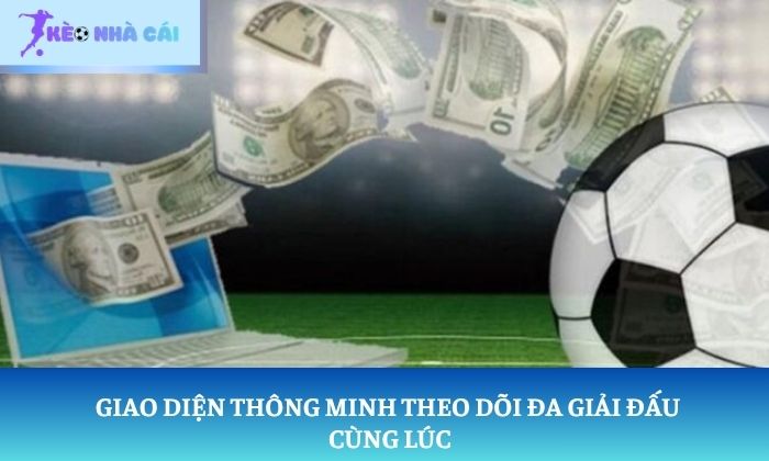 kết quả bóng đá Giao diện thông minh theo dõi đa giải đấu cùng lúc